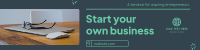 Start Your Business LinkedIn Banner Design