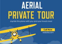 Aerial Private Tour Postcard Image Preview