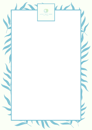 Wispy Leaves Letterhead Image Preview