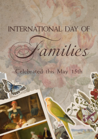 Renaissance Collage Day of Families Flyer Image Preview
