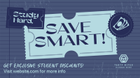 Student Discount Note Facebook Event Cover Image Preview