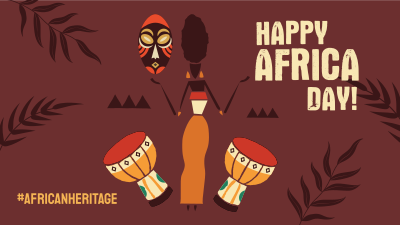 Africa Day Greeting Facebook event cover Image Preview