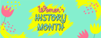 Women History Month Facebook Cover Design
