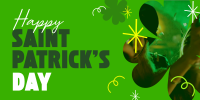 Fun Saint Patrick's Day Twitter Post Design