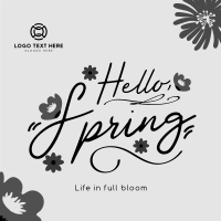 Hello Spring Greeting Linkedin Post Image Preview