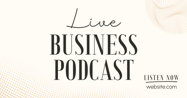Corporate Business Podcast Facebook Ad Design