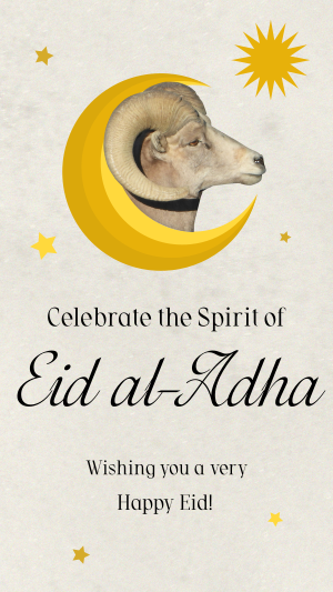 Celebrate Eid al-Adha Instagram story Image Preview