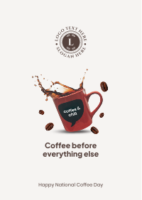 Coffee Before Everything Flyer Image Preview
