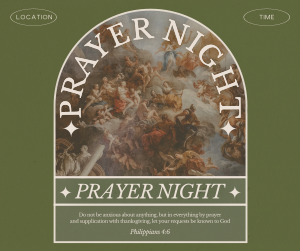 Rustic Prayer Night Facebook post Image Preview