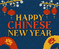 Oriental Chinese New Year Facebook post Image Preview