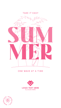 Time For Summer Facebook Story Design