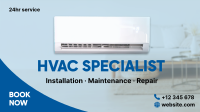 HVAC Specialist Facebook event cover Image Preview