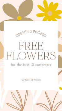Free Flowers For You! Instagram Story Design