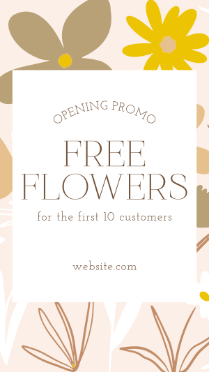 Free Flowers For You! Instagram story Image Preview