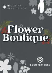 Quirky Florist Service Flyer Design
