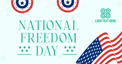 Freedom Day Celebration Facebook ad Image Preview