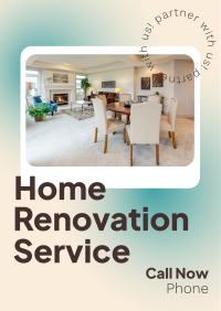 Home Renovation Services Flyer Design