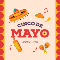 Cinco De Mayo Greeting Instagram Post Design