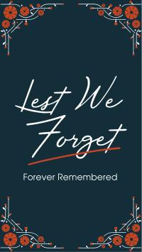Forever Remembered Facebook story Image Preview