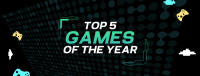 Top games of the year Facebook Cover Image Preview