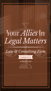 Law Consulting Firm YouTube short Image Preview