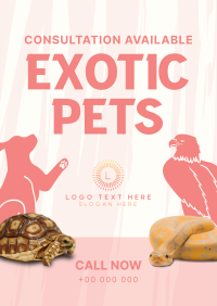 Exotic Vet Consultation Poster Image Preview