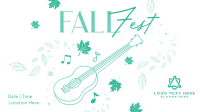 Fall Music Fest Facebook Event Cover Design