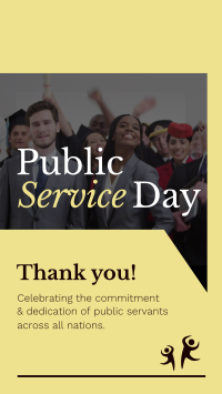 Public Service Day Instagram reel Image Preview