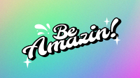 Be Amazing Zoom background Image Preview