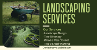 Landscaping Services Facebook Ad Design