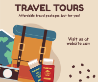 Travel Packages Facebook Post Design