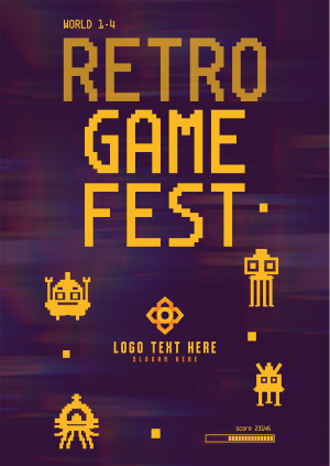 Retro Game Fest Poster Image Preview