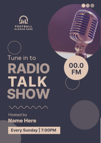 Radio Talk Show Flyer Image Preview