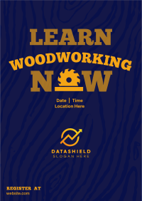 Woodworking Course Flyer Image Preview
