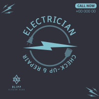 Professional Electrician Instagram post Image Preview