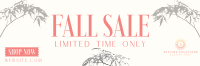 Fall Season Sale Twitter Header Image Preview