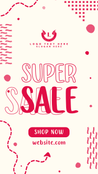 Quirky Super Sale YouTube Short Design