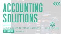 Accounting Solutions Facebook Event Cover Design
