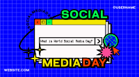 Retro Social Media Facebook event cover Image Preview