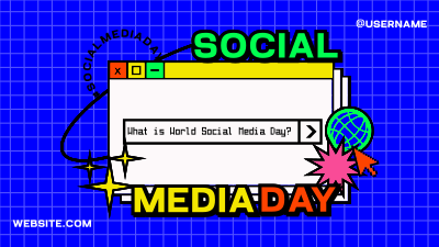 Retro Social Media Facebook event cover Image Preview