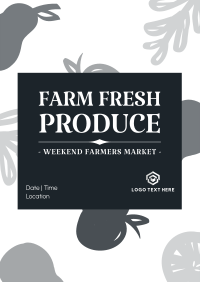Farmers Market Produce Flyer Design