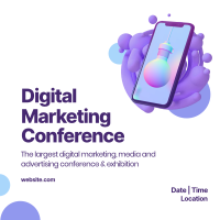 Digital Marketing Conference Instagram post Image Preview