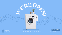 Laundry Washer Facebook event cover Image Preview