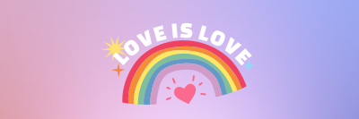 Love Is Love Twitter header (cover)