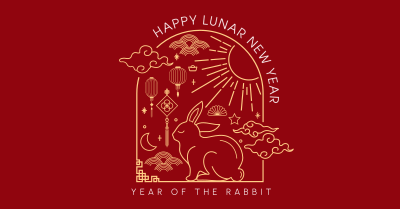 Lunar Rabbit Facebook ad Image Preview