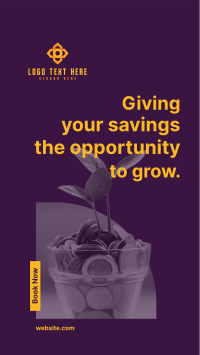 Grow Your Savings Instagram story Image Preview
