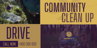 Community Clean Up Drive Twitter post Image Preview