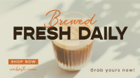 Delicious Coffee Shop Facebook Event Cover Design