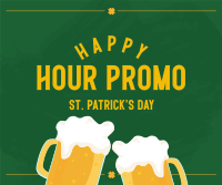 St. Patrick's Day  Happy Hour Facebook post Image Preview