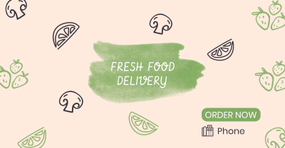 Fresh Vegan Food Delivery Facebook ad Image Preview